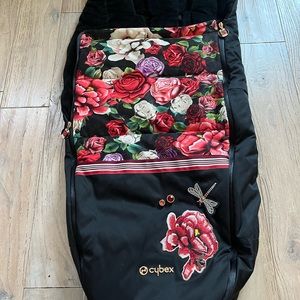 Cybex Dark Spring Blossom Footmuff